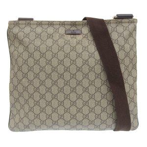 Gucci GG Supreme Beige Canvas shoulder